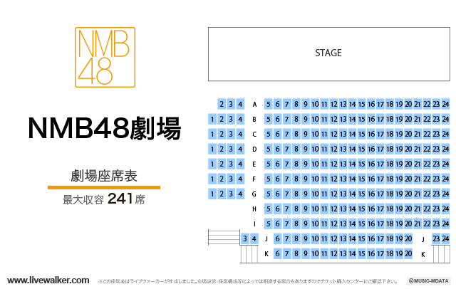 Nmb48劇場 大阪府 大阪市中央区 Livewalker Com