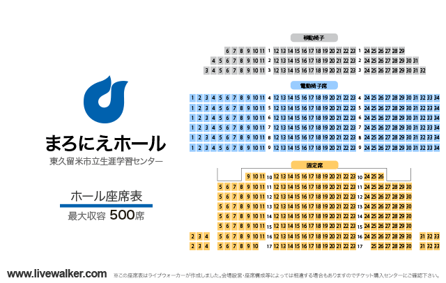 まろにえホール 東京都東久留米市 Livewalker Com