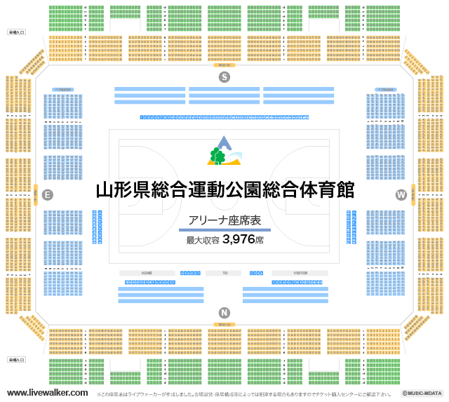 山形県総合運動公園 総合体育館 山形県天童市 Livewalker Com